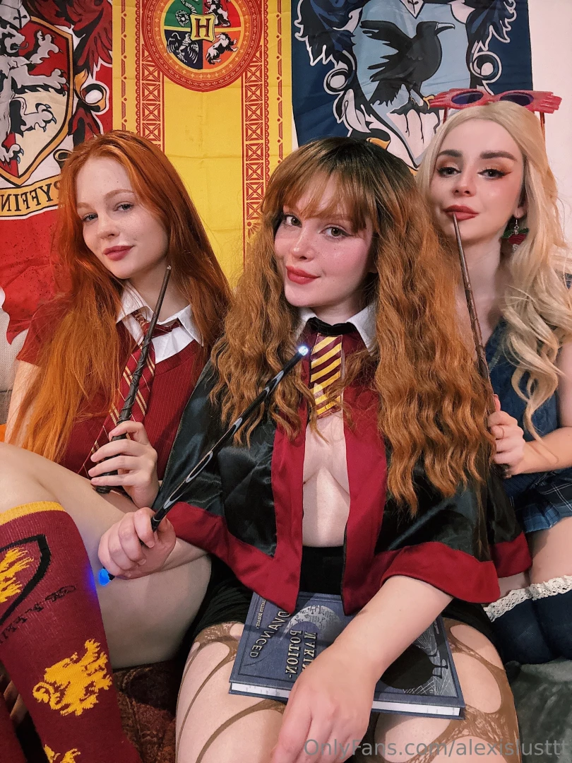 I brought my inner hermione to life alongside two incredible witches 