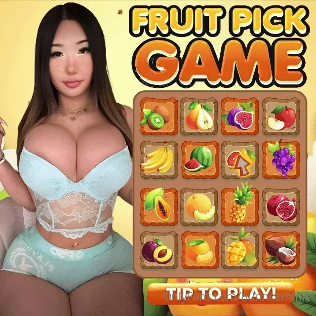 Fruits are dripping and so am i wanna find the one that will make you 