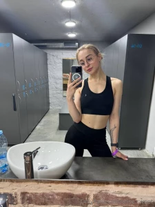 I love to take a shower after training