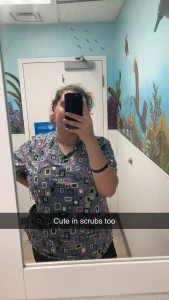 Should i do a picture set getting out of the scrubs
