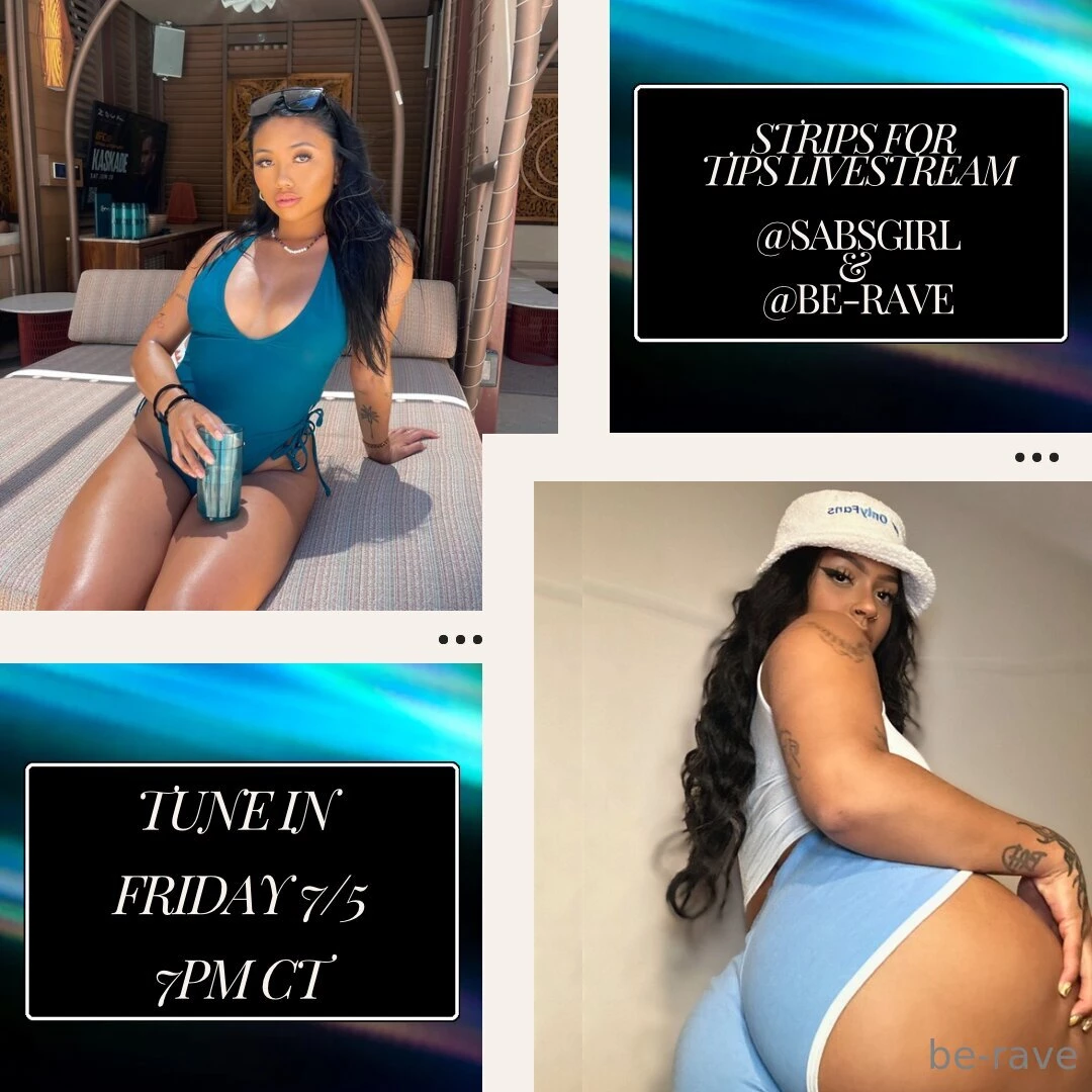 Going live tonight you wont wanna miss it catch me and sabsgirl 