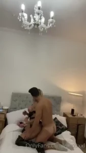 This blonde girl wanted to try how to rides on a horse and with a real