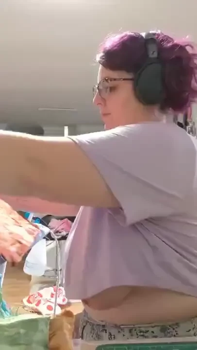 I was filming for my quilting business then realised this might not be 