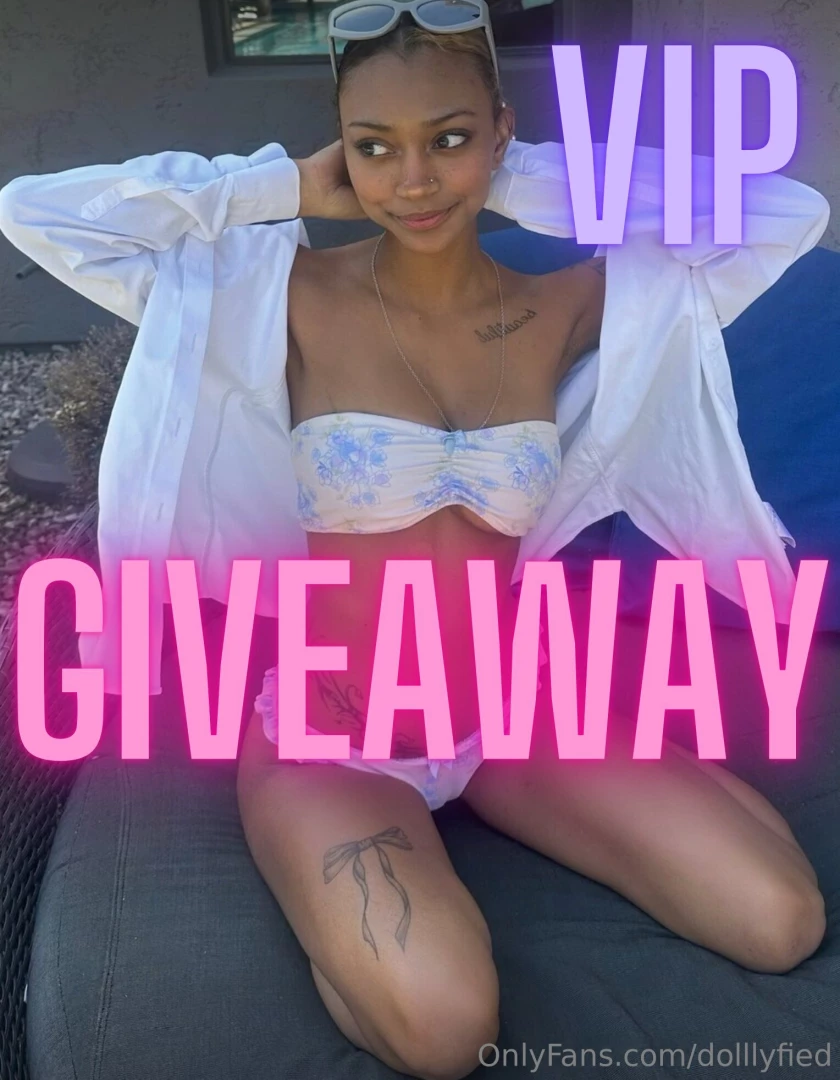 Guess what i m doing i m giving away 2 exclusive vip spots in an 