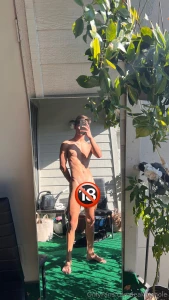I just on my balcony with the neighbours watching do you like my dick