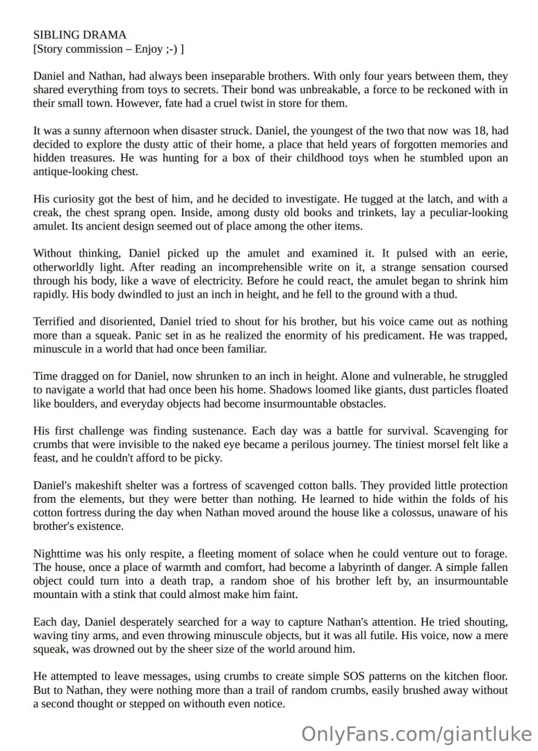 Sibling drama story commission enjoy - 