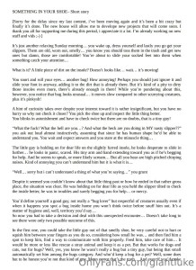 Something in your shoe short story sorry for the delay since my last