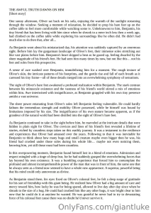 The awful truth dawns on him short story part 1