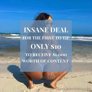 First person to tip 15 gets a naughty bundle worth 1000 plus a free part 2