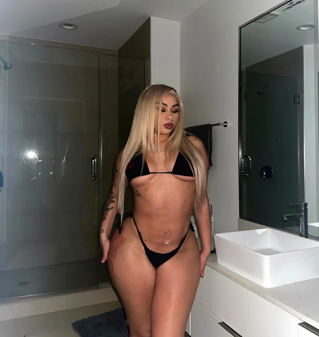 This little bikini barely covers me 