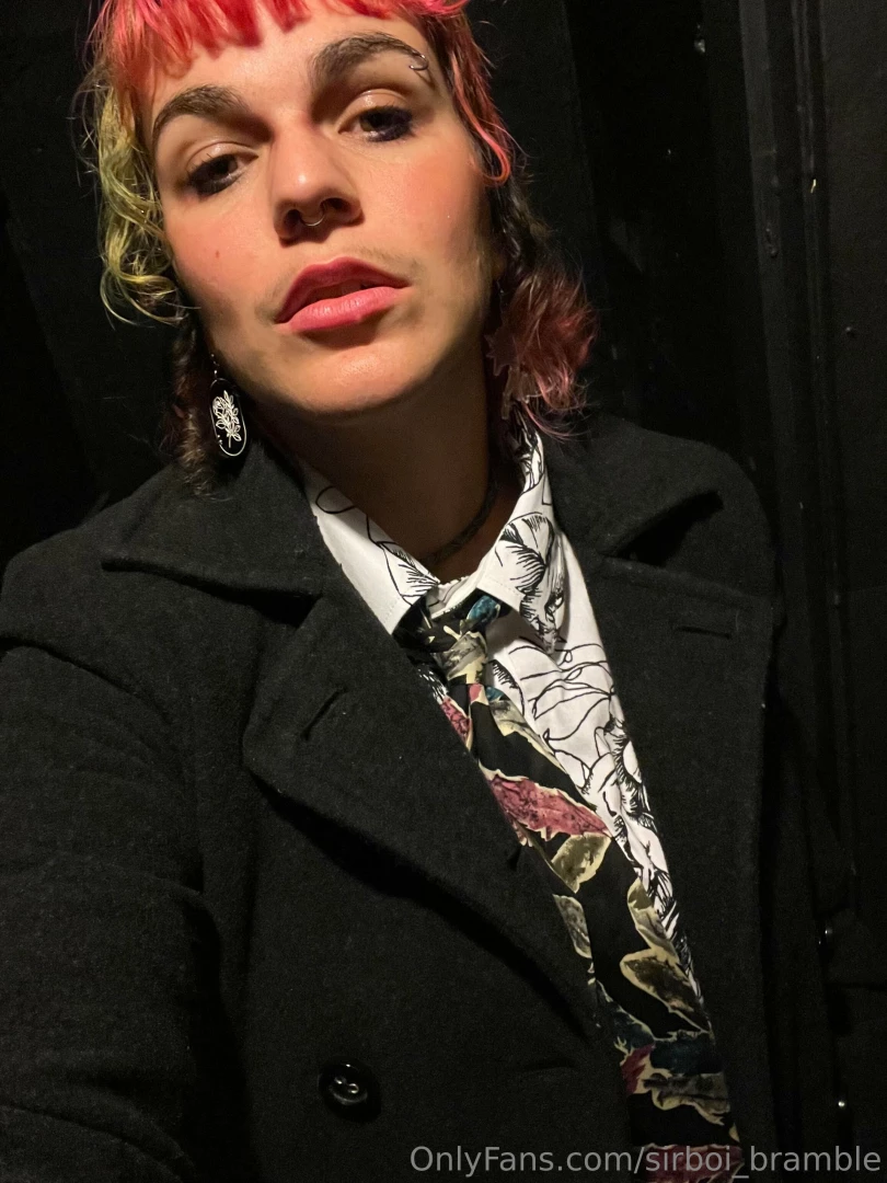 Putting the sir in sirboi bramble got dressed up for a date 