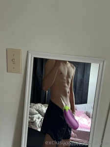 Lick my abs and balls before deepthroating my big cock