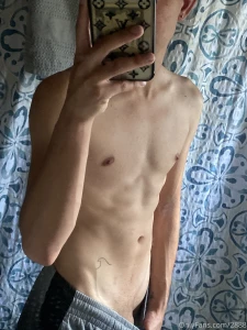 Kiss and lick my abs before i let you play with my cock