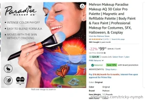 I would love to get this pallet to do body paint streams again - part 1