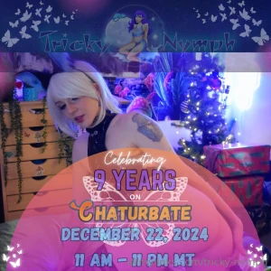 I ll be celebrating 9 years on cb on the 22nd - thank you from the