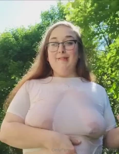 Wet tshirt fun outside hopefully my neighbors didn t mind