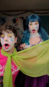 Do you want to see a sexy clown girl bounce her big tits for you