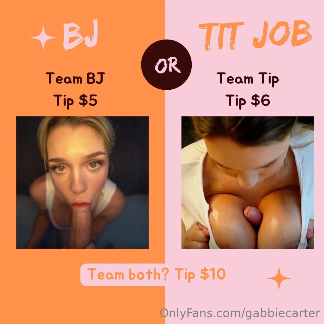 Be honest would you rather get a blowob or tit job by me gt lt tip to 
