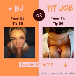 Be honest would you rather get a blowob or tit job by me gt lt tip to