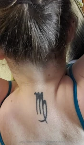 Do you like tattoos i have one on my back neck virgo symbol