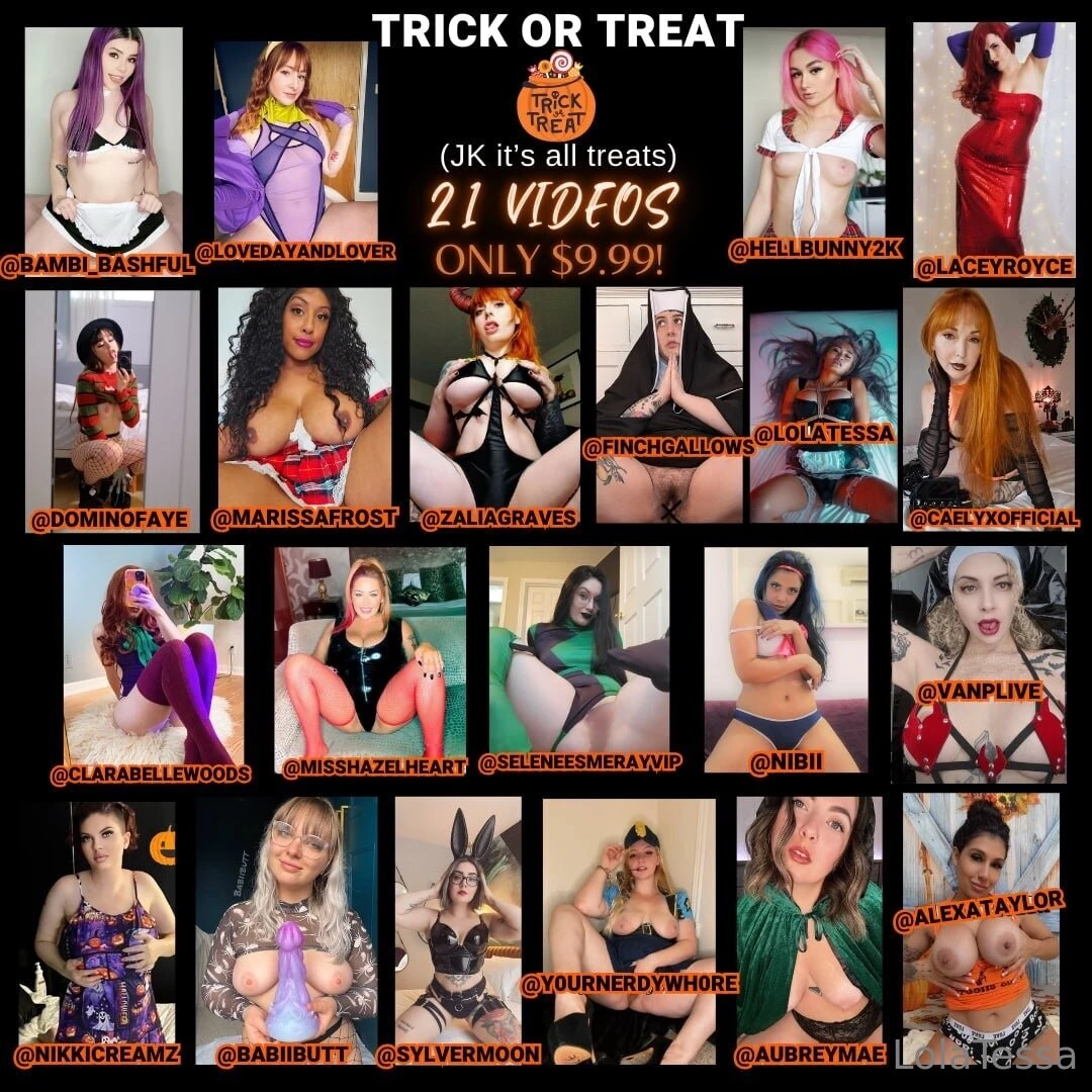 Trick or treat 21 videos available on your dm open if you dare nbsp 21 