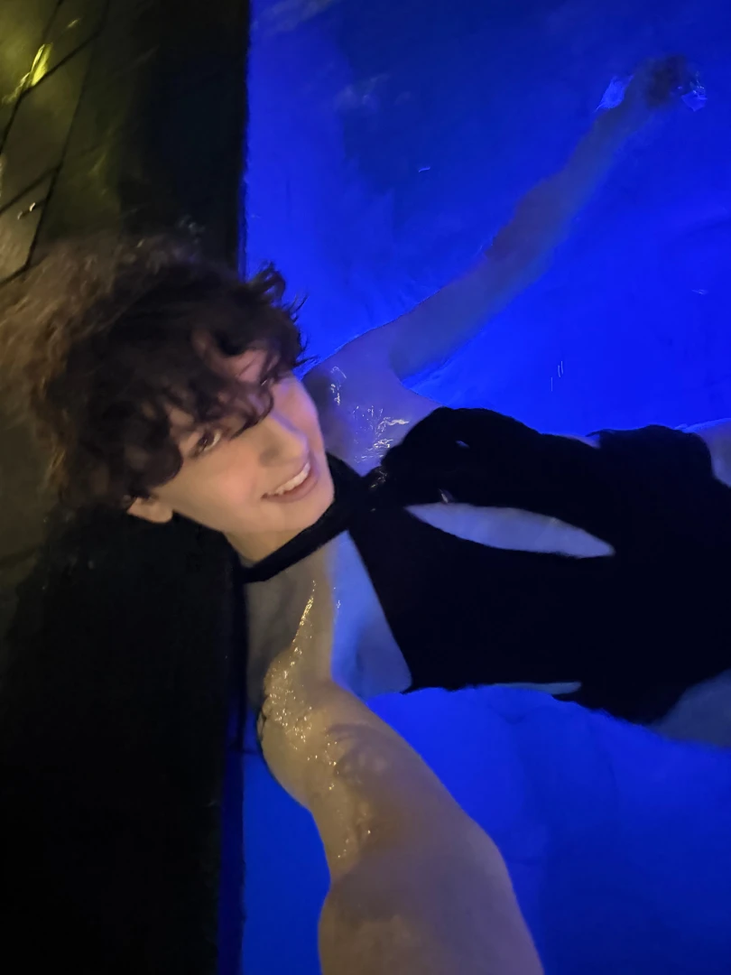 Something about the pool just makes me feel bolder 