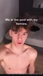 Yes my gun is pink he was jokingly putting it in my face and expecting