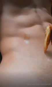 Ran out of maple syrup jerked off used my sweet cream and eat it