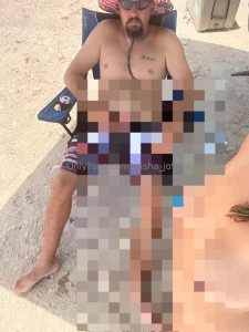 Gettin freaky on the beach