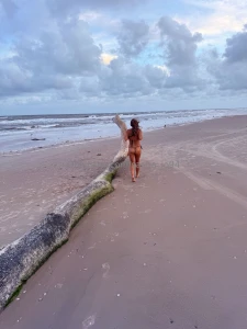 Finally got to take some naughty pictures on this washed up tree the part 3