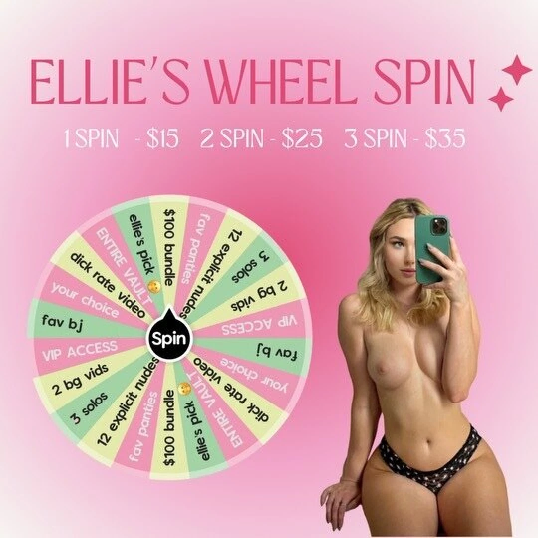 Babeeee stop here pls i m so excited for you to try my wheel spins 15 
