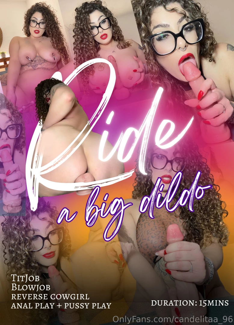 Reverse cowgirl watch my ass and pussy enjoying this big realistic 