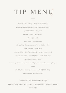 Tip menu amazon wishlist available- dm me