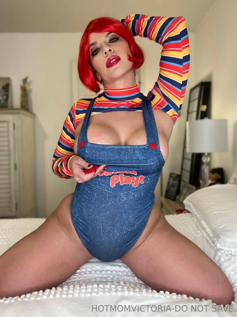 In a world full of barbies chucky knows how to go hard 