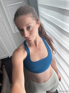 That fresh morning post workout glow