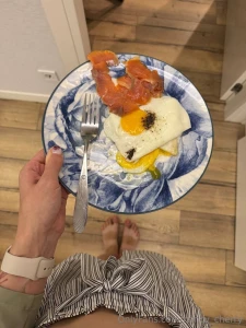 Delicious hearty breakfast