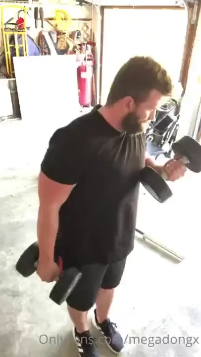 Out here working on these arms for you 