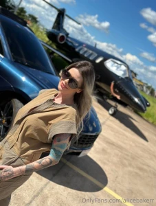 This hot pilot is ready to taken off jump on board unbuckle up and part 430