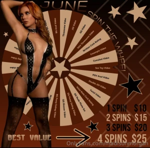 Would you like to spin my wheels babe guaranteed to be a winner 1 spin part 2