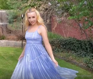 Take a peek under my skirt i m not wearing any part 1