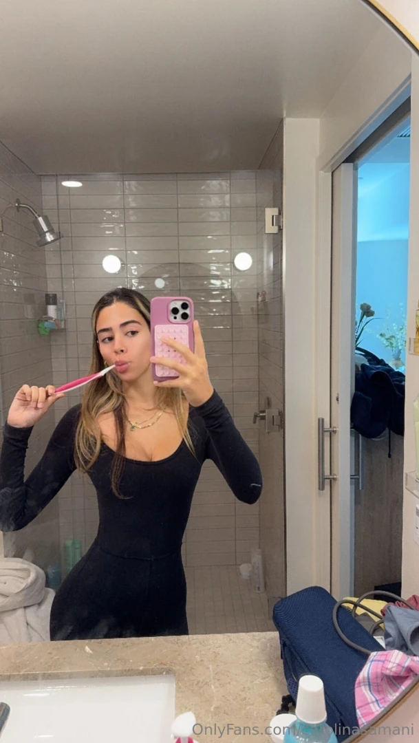 Putting it in my mouth 