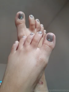 I got my feet done do you like them