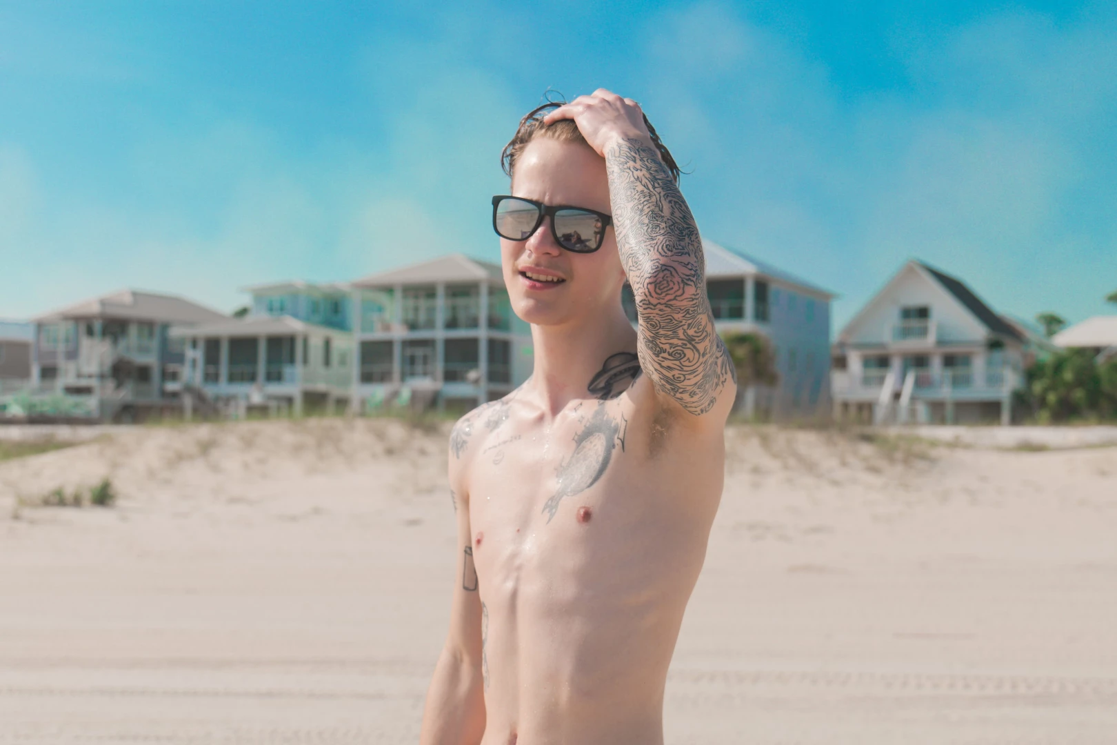 On the beach this week had a vacation with a group of friends i hadn t 
