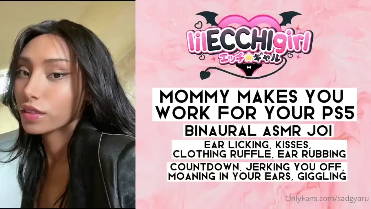 Asmr mommy makes you earn your ps5 free listen over on lilecchigirl 
