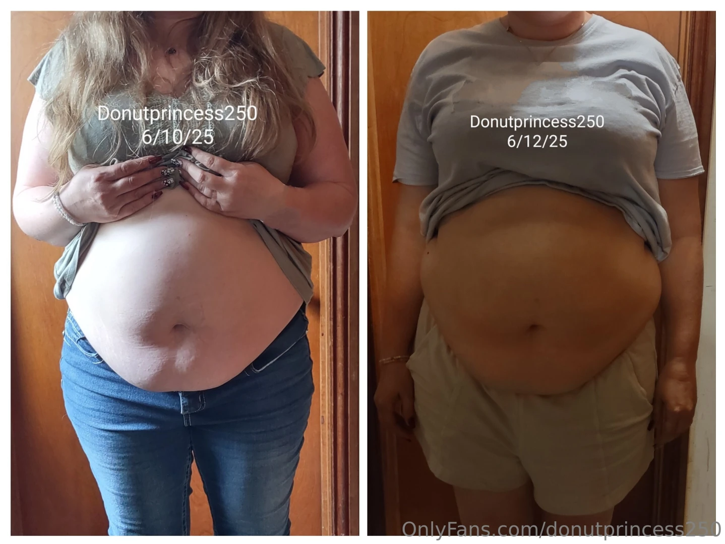 Is it just me or do i look bigger again 2 days later being fed til i m 