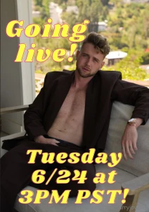 Going live tomorrow at 3pm pst are you cumming