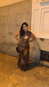 Este vestido es un peligro se ve me todo