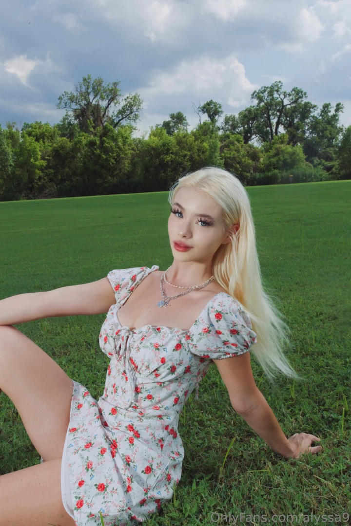 Golden hour magic soft grass beneath my feet ready for a little 