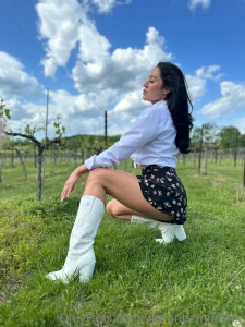 I love wearing short skirts without underwear