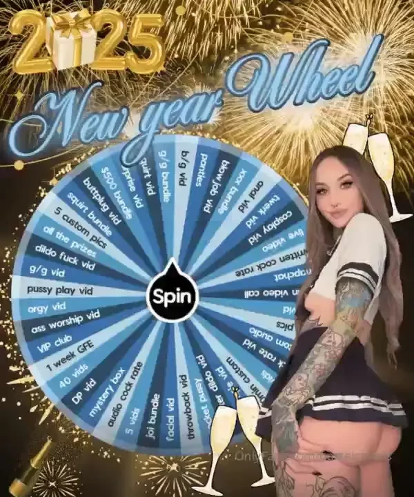 New year wheel what better way to bring in the new year than by 